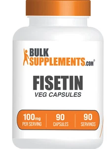 BulkSupplements Fisetin 90 Capsules - 100 mg Per Serving - Picture 1 of 5
