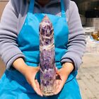 2640g Natural Dream Amethyst Obelisk Quartz Tower Crystal Wand Point Healing