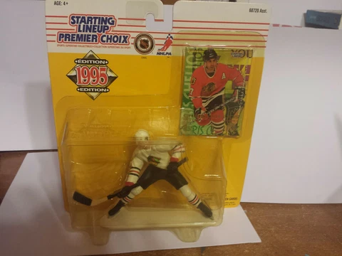 Chris Chelios Chicago Blackhawks 1995 Hockey Starting Line Up Figure Cover