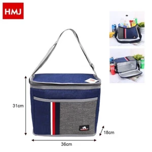 Borsa Termica 36x31x18Cm Frigo Borsetta Porta Alimenti Pranzo Spiaggia Mare hmj - Foto 1 di 1