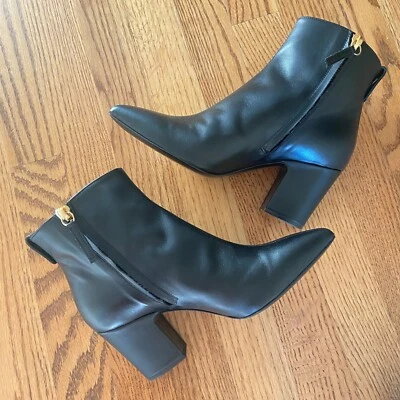 NUEVO con caja Giuseppe Zanotti Botines Cuero Negro Talla 6 EE. UU. UE 36 Foto 1 de 4