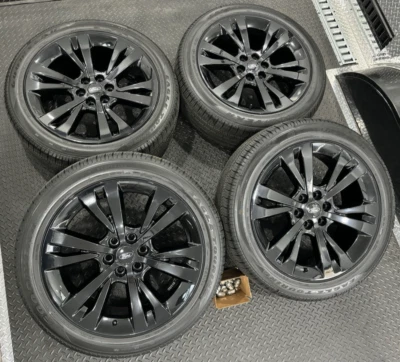 Expedition Black 22" FORD Platinum OEM Factory Wheels Tires F-150 Limited Rims - Image 1 of 4