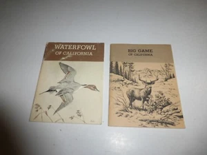 2 Vintage CA Dept of Fish & Game Booklets, Waterfowl & Big Game of California303 - Picture 1 of 3