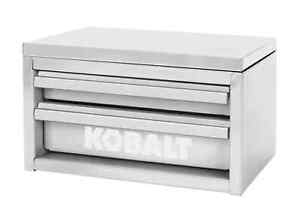 Kobalt Mini 10.83-in 2-Drawer Steel Tool Box (Pink, Blue, White, Black)