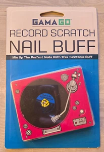 Gama Go Record Scratch Nail Buff – DJ Turntable Design – Fun Gift Item - Picture 1 of 1