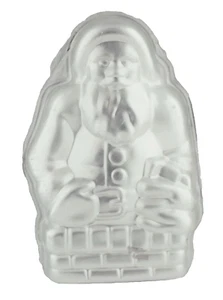 Nordic Ware Santa Claus Aluminum Cake Mold 2 Pc Gelatin Desserts New - Picture 1 of 7