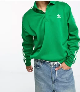 ADIDAS ORIGINALS ADICOLOR CLASSICS LONG SLEEVED POLO SHIRT BNWOT SIZE M LAST ONE - Picture 1 of 3