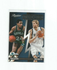 MARK AGUIRRE/ DIRK NOWITZKI 2013-14 PANINI PRESTIGE CONNECTIONS INSERT #14
