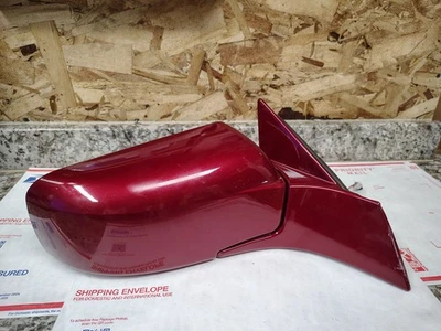2003-2007 CADILLAC CTS Passenger Right Side Door Mirror Assembly OEM RED - Image 1 of 4