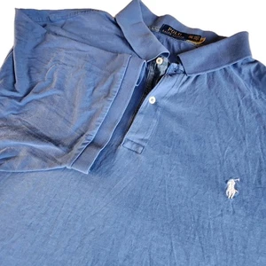 Ralph Lauren Poloshirt Herren 3XLT Blau Kurzarm Big Tall Preppy  - Bild 1 von 7