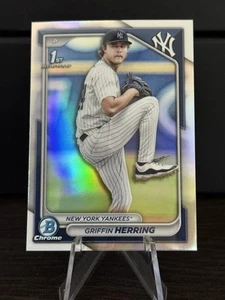 2024 Bowman Draft Chrome Griffin Herring #BDC-173 1st Bowman Refractor - Picture 1 of 2