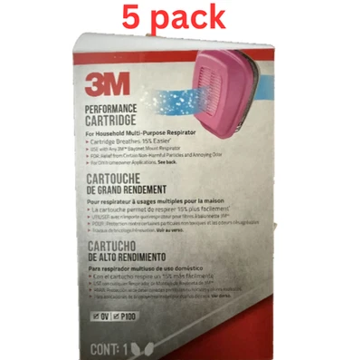 3M Respirator Organic Vapor Replacement Cartridge House Hold Multipurpose Safety - Image 1 of 4