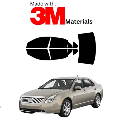 Tinte de ventana precortado para sedán Mercury Milan 06-11 cerámica estable hecho con 3M Foto 1 de 4
