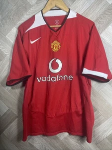 Manchester United 2005 Home Retro Shirt Ronaldo 7 Large - Picture 1 of 14