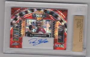2025 Leaf Metal Draft Bound Autograph D.J. Uiagalelei 1/1 Auto Crystals Red - Picture 1 of 1
