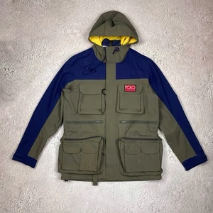 NUEVO SIN ETIQUETAS Chaqueta Polo Ralph Lauren Hi Tech Exterior Membrana Talla M Multi Bolsillo - Imagen 1 de 23