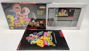 Mighty Morphin Power Rangers (SNES, 1994) *VGC w/ Manual* Cleaned & Tested* READ - Picture 1 of 24