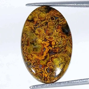 Piedra preciosa suelta cabujón ovalado ágata húngara natural 09,20 quilates - Imagen 1 de 5