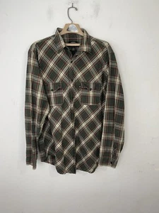 Camisa Ralph Lauren Para Hombres XL Verde A Cuadros Rústica Resistente Ropa de Trabajo Otoño Polo Jeans - Imagen 1 de 8