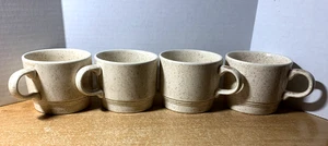 4 Vintage Homer Laughlin Table Fair Speckled Coffee Cups 3" - Picture 1 of 13