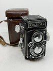 Clean Rolleiflex 3.5B TLR Camera Zeiss 75mm Tessar F:3.5 Lens Just CLAed Service