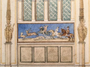 Architekturentwurf / Friedrich Hitzig  / Schinkel  /  Otto'scher Circus Berlin - Bild 1 von 24