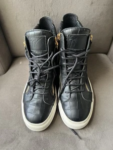 Giuseppe Zanotti Herren Schwarz May London Birel High Top Sneaker Schuhe Gr. 39 - Bild 1 von 11