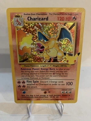 Charizard Celebration Pokemon 4/102 Holo Rare Card - Image 1 of 4