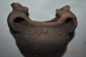 TAINO RITUAL FLEDERMAUSSCHALE, 5" PROV - Bild 1 von 3