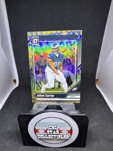 JALEN CARTER 2024 DONRUSS OTTICA CALCIO FLEX PRIZM AQUILE /149 - Foto 1 di 2