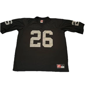 NAPOLEON KAUFMAN #26 OAKLAND RAIDERS NIKE NFL FOOTBALL JERSEY LARGE - Picture 1 of 8