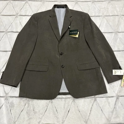 Lauren Ralph Lauren Gris Traje Chaqueta Blazer Abrigo Deportivo Talla 42s Nuevo Con Etiquetas Suave Foto 1 de 4