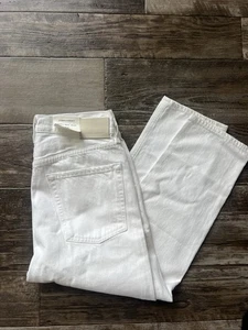 Jeans classico Citizens Of Humanity Pony Boy vestibilità rilassata bianco a sacco taglia 26 conico - Foto 1 di 9