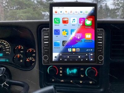 Unidad principal de radio estéreo para automóvil Chevy Avalanche Android 13 CarPlay 2003-2006 FM Foto 1 de 4