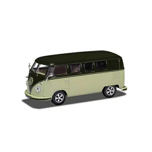 Corgi 1/43 Volkswagen VW Type 2 T1 Camper Van Palm/Sand Green Diecast CGVA14502 - Picture 1 of 1