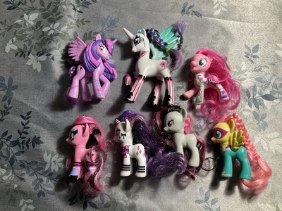 2010 My Little Pony G4 Brushable Hair 3" Lot Of 7 Gen 4 Rare Octavia Please Read - Image 1 of 4