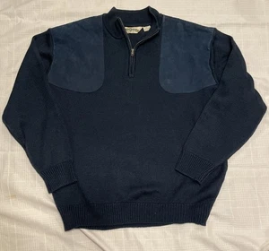 Bob Allen Wollpullover Wildleder dunkelblau Jagd Schießen Sportbekleidung 4xl - Bild 1 von 13