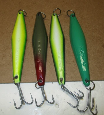 VINTAGE TUNA LURE TADY 45 SURFACE SET OF 4 JIGS ** NOS *************** - Image 1 of 4