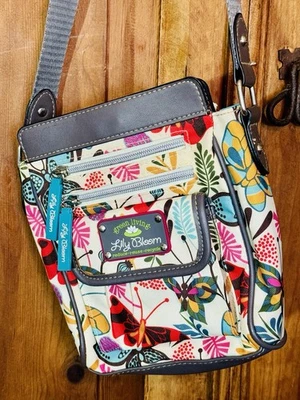 Bolso Bandolera Lily Bloom Mujer Pequeño Multicolor Mariposa Reciclado Cartera Foto 1 de 4
