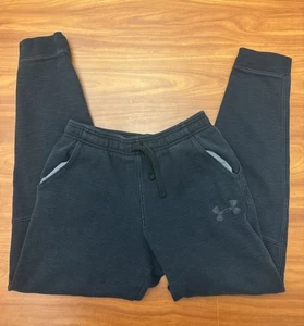 Pantalón de chándal Under Armour juvenil grande cónico, pantalones deportivos negros - Imagen 1 de 8