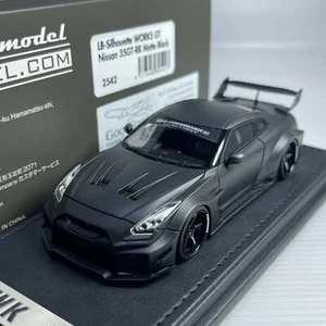 1/43 IG encendido LB-Silhouette FUNCIONA GT Nissan 35GT-RR GTR negro mate IG2542 - Imagen 1 de 2