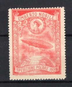 UMBERTO NOBILE SPEDIZIONE POLARE 1928 - ERINNOFILO NUOVO MNH ROSSO - Foto 1 di 1