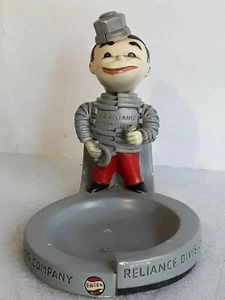 "Kid Reliance" vintage advertising Figural Ashtray, Eaton Mfg Massillon OH tools - Picture 1 of 11