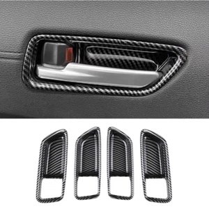 For Toyota Corolla 2019-2025 Carbon Fiber Inner Car Door Handle Bowl Cover Trim - Picture 1 of 9