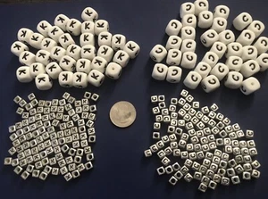 Posten Acryl & Ton „K“ & „C“ Buchstabenperlen, Neu Destash - Bild 1 von 6