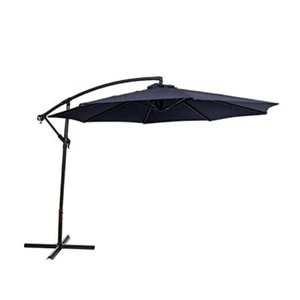 NU6888 Captiva 10-ft Octagonal Cantilever Breez-Tex Canopy Market Umbrella, - Picture 1 of 8