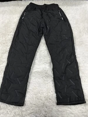 Pantalones deportivos informales forrados de vellón cálidos Sherpa gruesos XXL para mujer - negros Foto 1 de 4