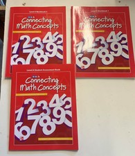 SRA Connecting Math Concepts Level A Workbook 1&2, Assessment Book