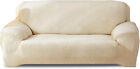 Elastic sofa covers 3 Seater sofa slipcovers velvet thick sofa covers Beige Size