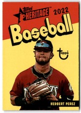 2022 Topps Heritage Minor League #73PC-5 Hedbert Perez  1973 Topps Pack Cover